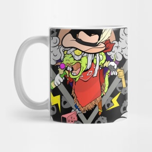 Dope Slluks character mice on the mic drawing Mug